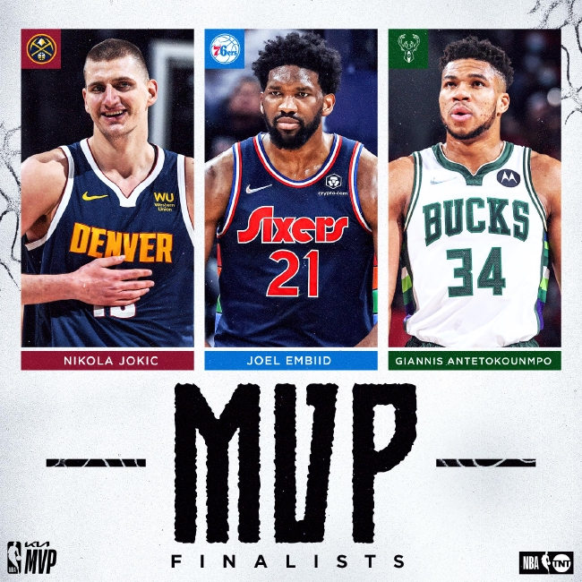 NBA官方公布常规赛MVP最终候选名单 布克无缘