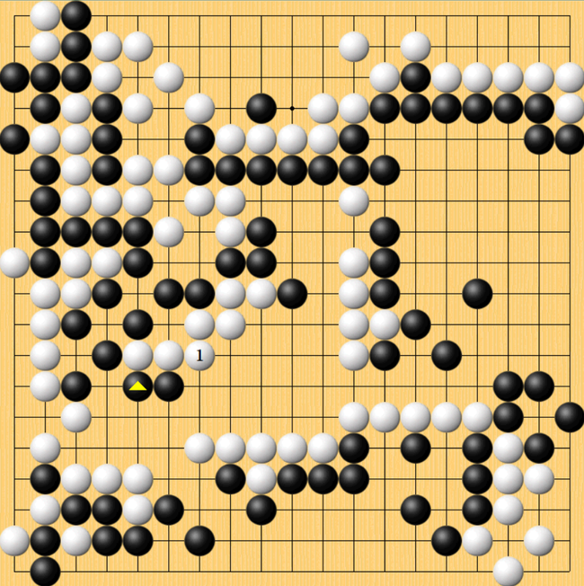 白1出现