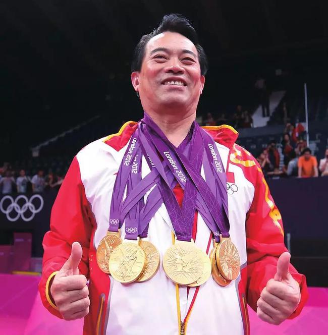2012 年倫敦奧運會上,乒羽中心包攬了 9 枚金牌
