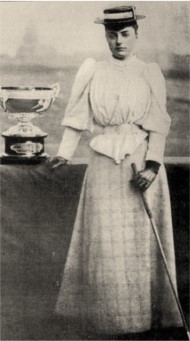 1893-95 英国女子业余锦标赛冠军斯科特小姐