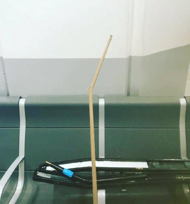 球杆的惨状