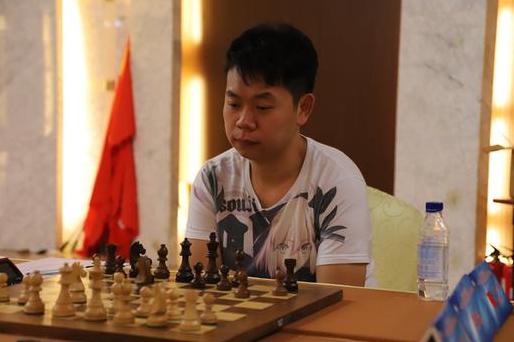 赛会头号种子王皓在比赛中