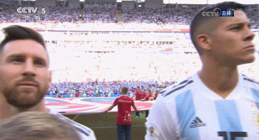 阿根廷的球员都没有唱国歌