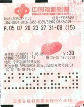 中奖彩票
