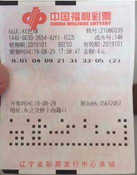 中奖彩票