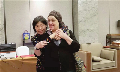 谢军与玛雅·齐布尔达尼泽