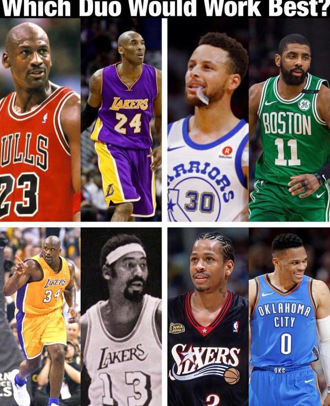 奥尼尔晒出四个组合