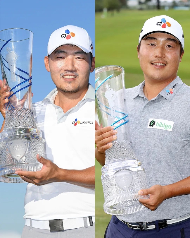 康晟训(左)与李京勋