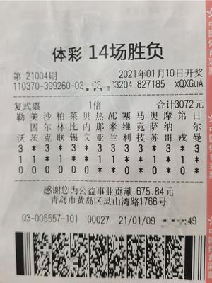 中奖彩票1