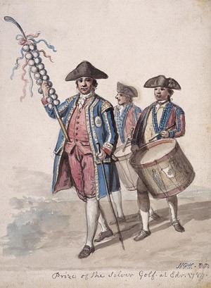 爱丁堡银高尔夫奖品, 大卫·艾伦,1787