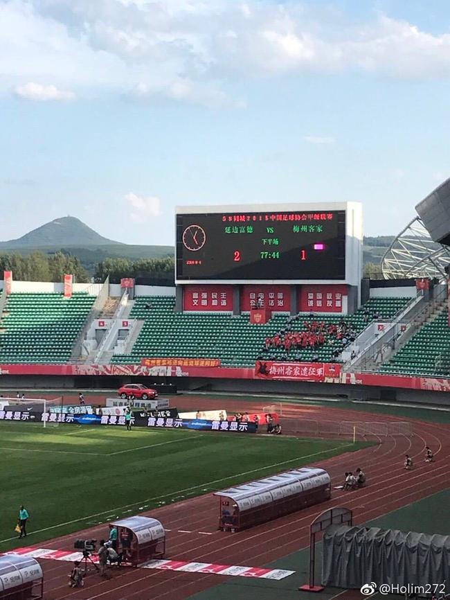 延边主场2-1拉梅州下马