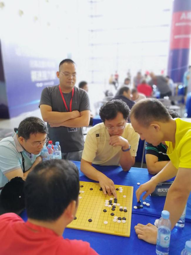 廖海讯在围棋大会现场