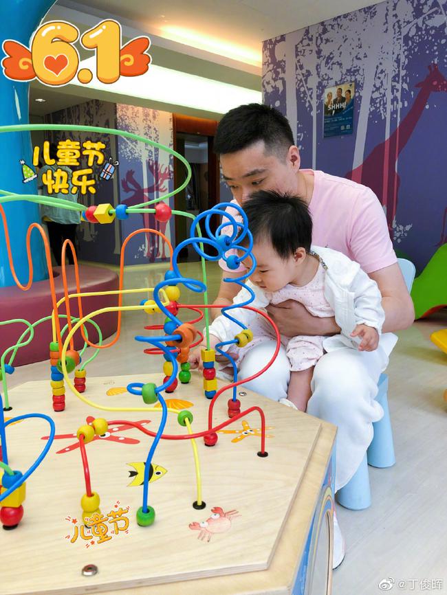 丁俊晖与女儿