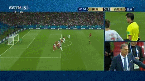 视频裁判吹掉伊朗队进球