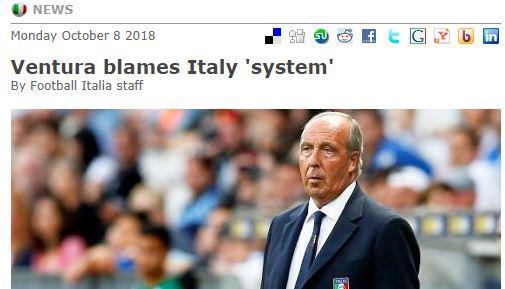 文图拉：意大利没进世界杯不是我的锅
