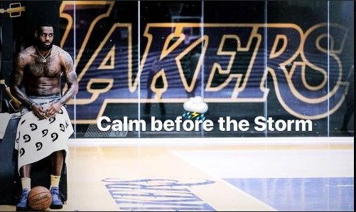 暴風雨前的寧靜?詹姆斯社交媒體話里有話,這張圖深意了!-黑特籃球-NBA新聞影音圖片分享社區