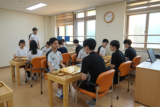 校内联赛中的佼佼者几乎都在运动部,这也体现了运动部在围棋学校中的地位。