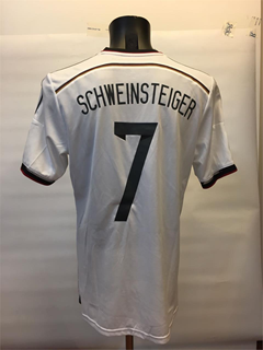 6）塞巴斯蒂安•施魏因施泰格，德国，7号，2014年世界杯决赛落场球衣