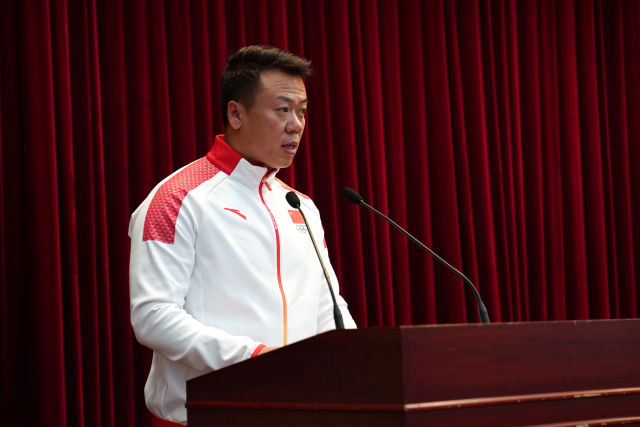 中国花样滑冰队总教練赵宏博新华社平昌2月7日电(记者王镜宇,张寒)
