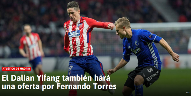 曝托雷斯收中超天价挖角!2500万年薪挖他+神