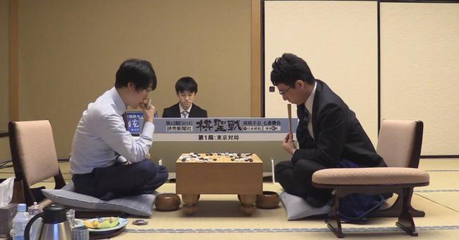 日本棋圣战井山裕太先下一城 一力辽稍欠火候 井山裕太先下一城
