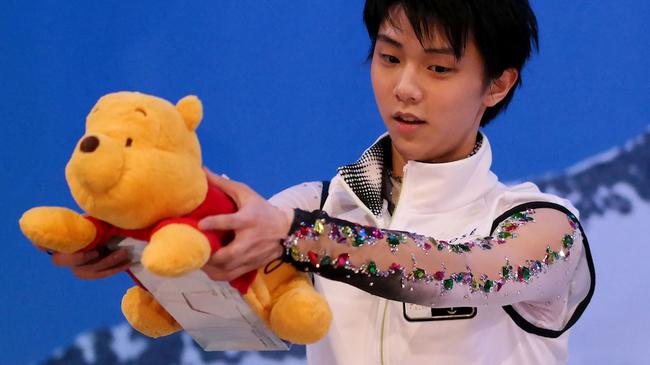 羽生结弦的维尼纸盒