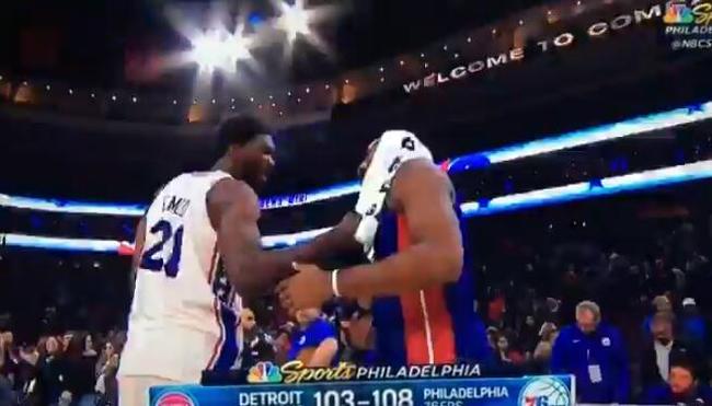 都是套路!賽前對噴賽後擁抱,這兩大戲精型中鋒!-黑特籃球-NBA新聞影音圖片分享社區