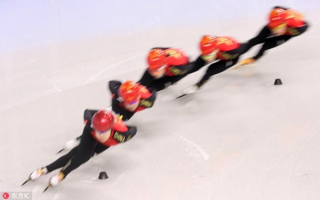 中国短道速滑队