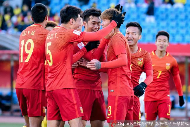 U23国足庆祝进球