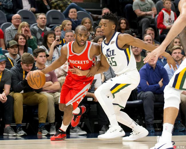 17/18赛季NBA常规赛 火箭 96-85 爵士_直播间_手机新浪网
