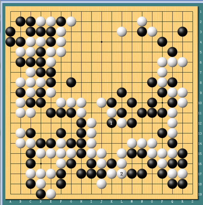 白棋冷静地“团”