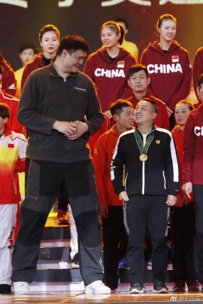 刘国梁与姚明