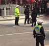 交警执法 三轮摩托司机行为过激