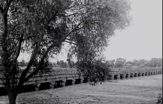 1906年的浐灞 图片来源:央视《文化大百科》截图