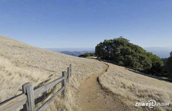 國內(nèi)建成的健身步道。