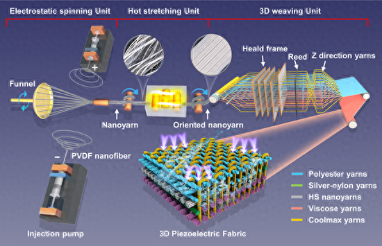 3DPF的制备与结构示意图