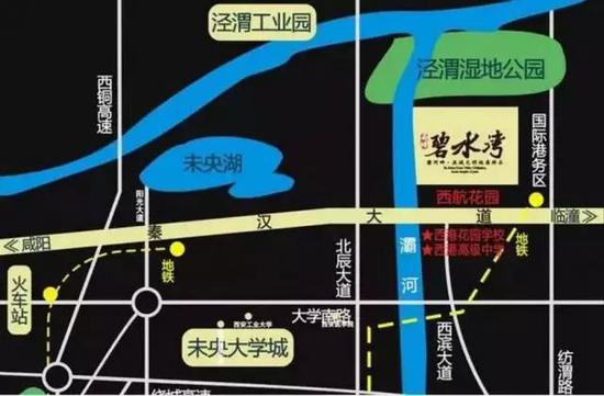 西港碧水湾项目区位图