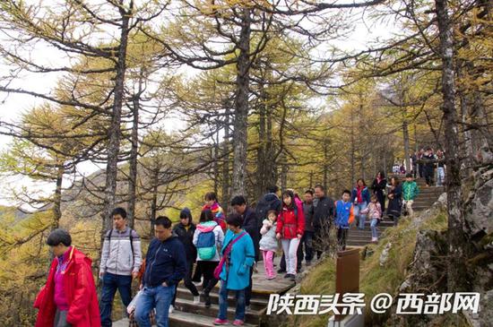 国庆黄金周,宝鸡各旅游景区人气火爆。
