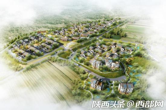 宝鸡市城市生活垃圾处理搬迁安置(宝陵工坊)项目效果图