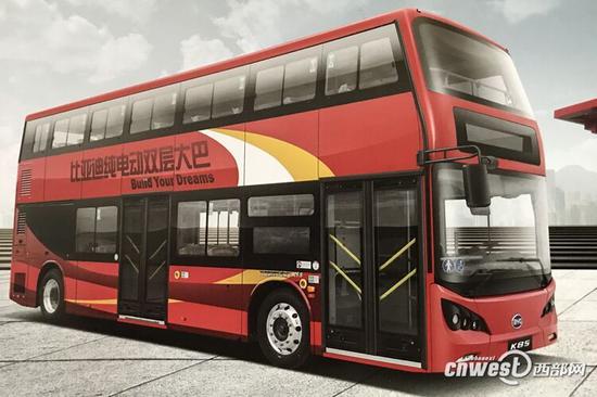 本月起西安基地将开始生产K8S纯电动双层巴士，首批十辆车预计7月份正式下线。