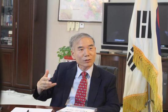 ▲韩国驻西安总领事李康国