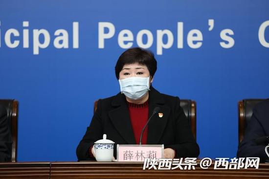 西安市指挥部监督检查组副组长,市卫生健康委新闻发言人、党委委员、副主任薛林莉