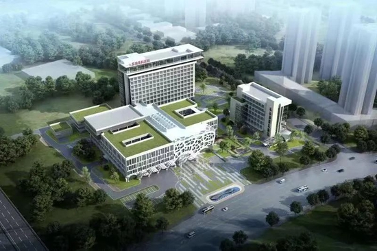 灞桥区十里铺骨科医院迁建项目效果图