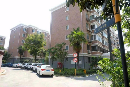 改造后的西安市雁塔区鑫泰园小区。