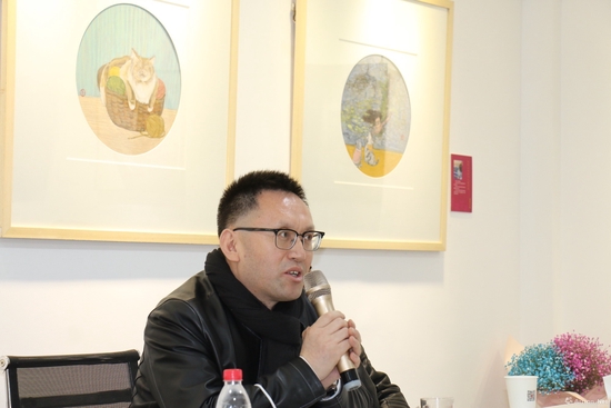 画家徐华发言