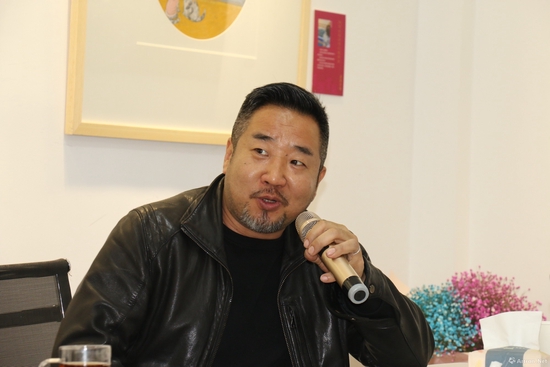 画家焦永峰发言