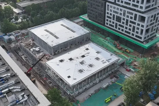 和光文体中心施工现场(拍摄于2025年5月)