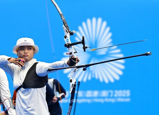 西安女将茹清宁在比赛中