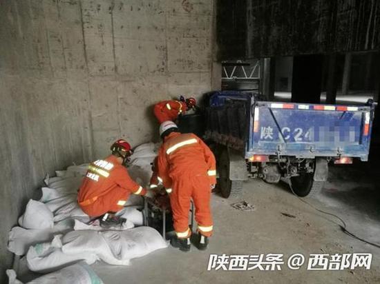 救援現場。