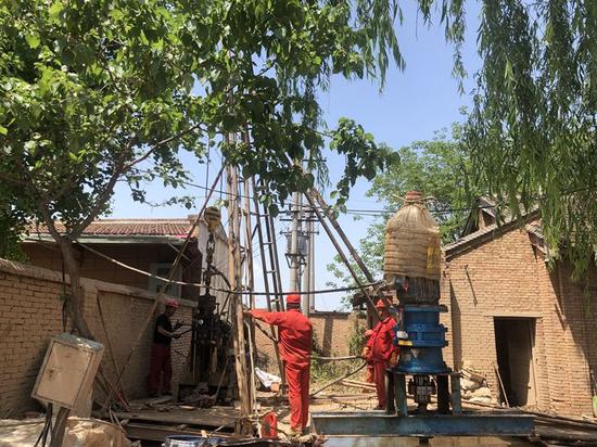 正在建設(shè)中的興平基準(zhǔn)站。